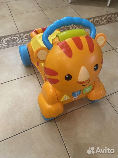 Каталка-Толокар от fisher price тигренок