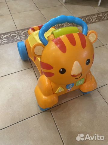 Каталка-Толокар от fisher price тигренок