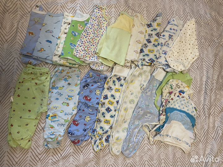 Детские вещи пакетом на мальчика 56 62