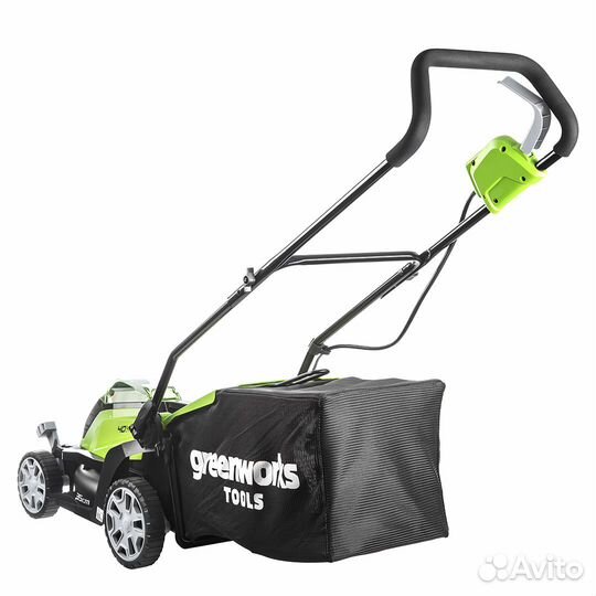 Газонокосилка аккумуляторная Greenworks G40LM35K2