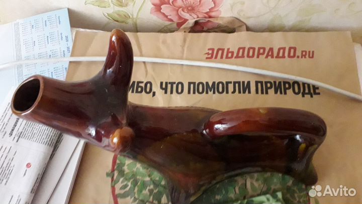 Козел под вино, рыбки графин и рюмки фарфор, СССР