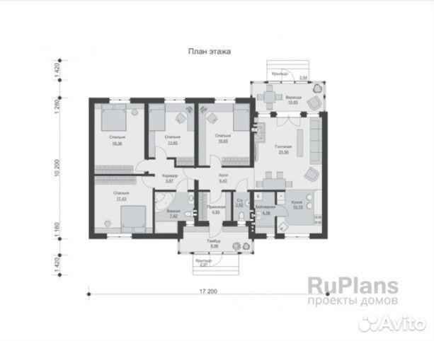 Готовый проект дома из газобетона