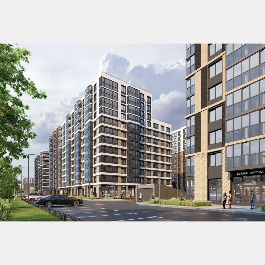 Квартира-студия, 25,1 м², 11/12 эт.