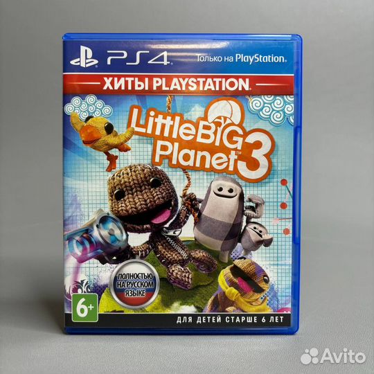 Игра LittleBigPlanet 3 (Хиты PlayStation) (PS4, ру