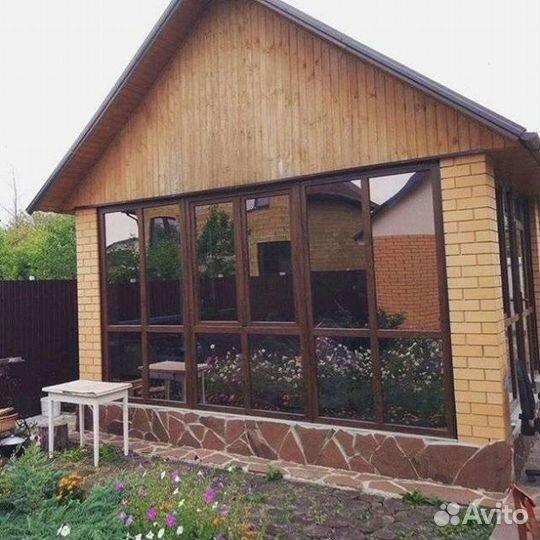 Пластиковые окна. остекление домов