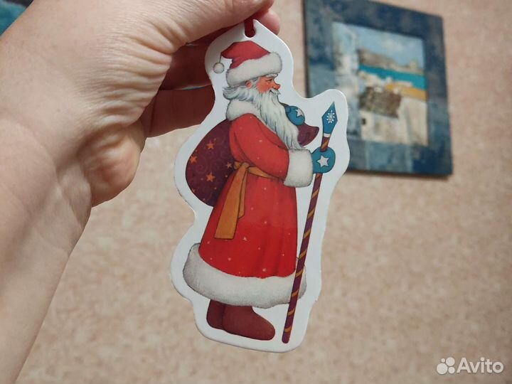 Ёлочные игрушки из картона, набор