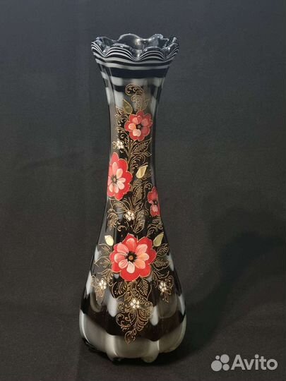 Ваза цветное стекло СССР