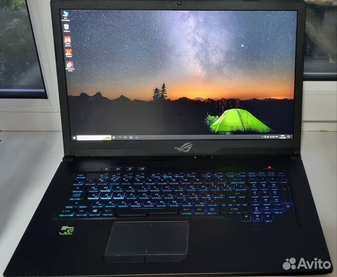 Игровой ноутбук Rog strix GL703GM i7-8750H GTX1060