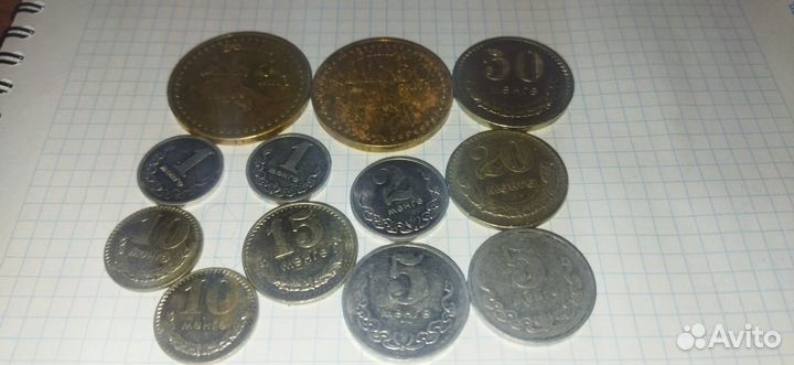 Монеты Монголии