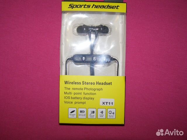 Наушники магнитные беспроводные хт-11