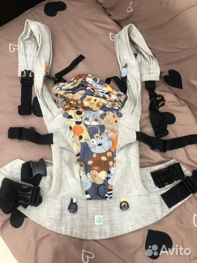 Эргорюкзак слинг алое