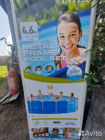 Каркасный бассейн новый