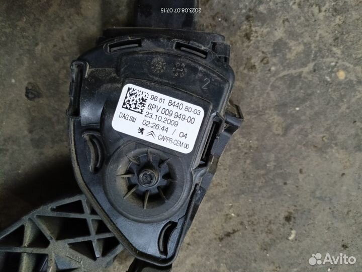 Педаль газа Peugeot Citroen 6PV00994900 Ситроен
