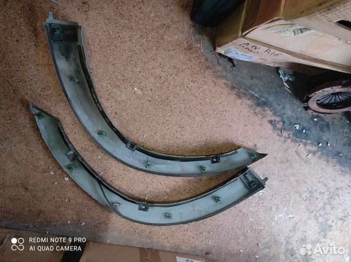 Накладки на арки Митсубиси Аутлендер-1