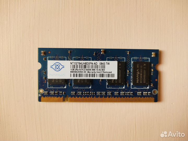 Оперативная память So-Dimm ddr2 1GB