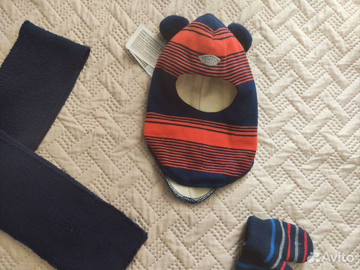 Шапка шлем зимний новый 48 50 + второй шлем