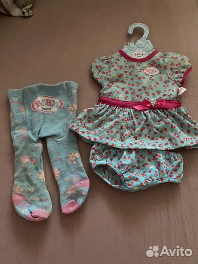Одежда для кукол Baby Born и Baby Annabell