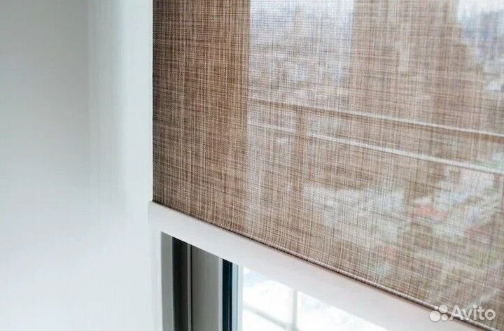 Рулонные шторы с электроприводом