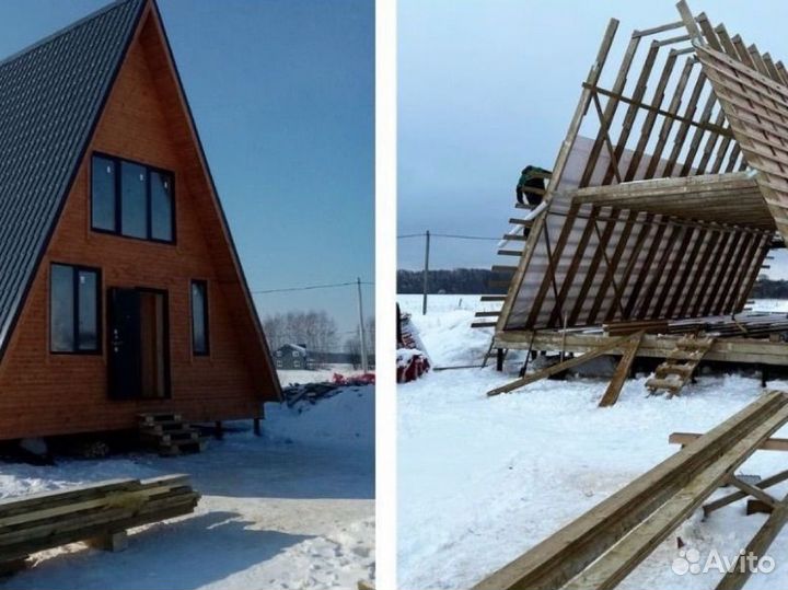 Каркасный дом за 30 дней
