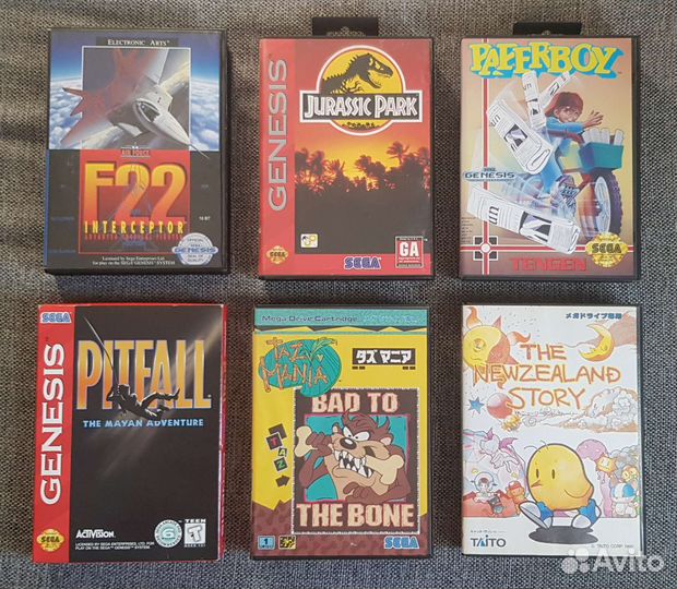 Оригинальные игры Sega Genesis/Mega Drive