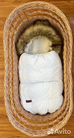 Конверт на выписку с комбинезоном, Зимний