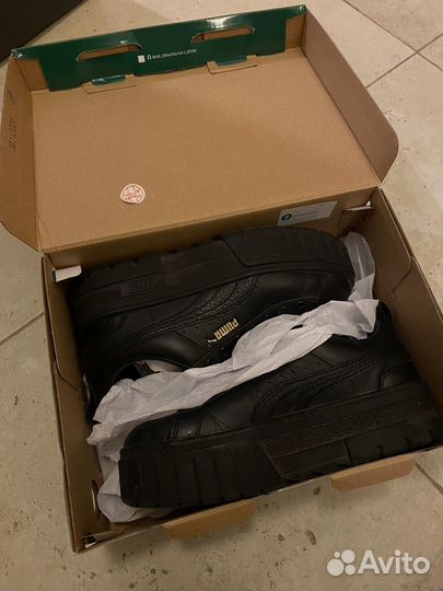 Кроссовки на платформе Puma 35,5 черные