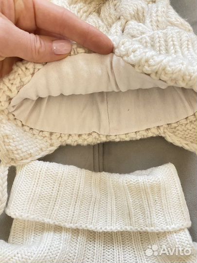 Комплект шапка, шарф