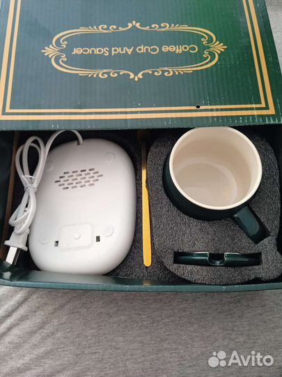 Чашка с подогревом набор новый