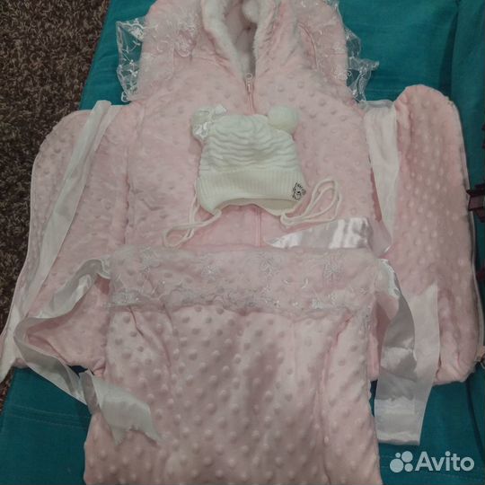 Конверт на выписку для девочки осень, зима