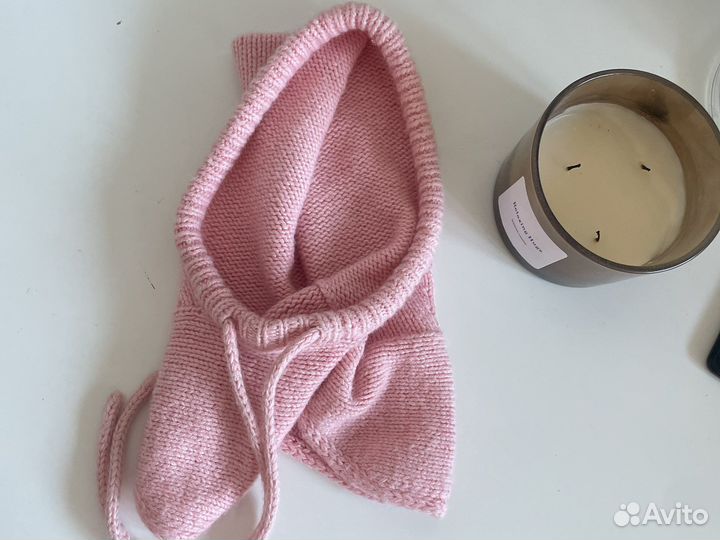 Шапка шлем капор на девочку