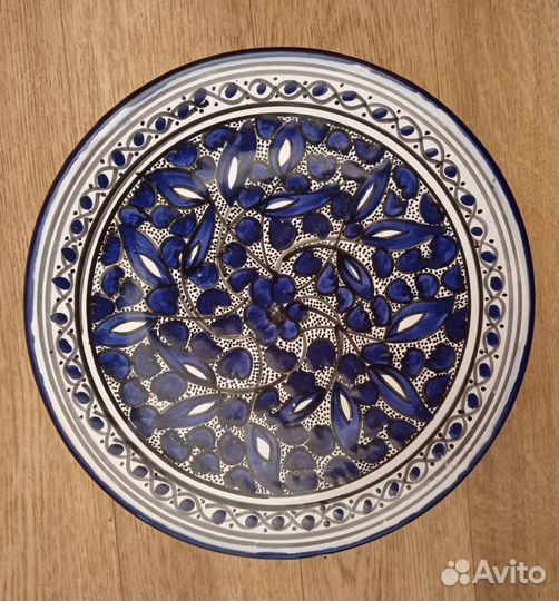 Тарелка на стену Тунис ручная работа