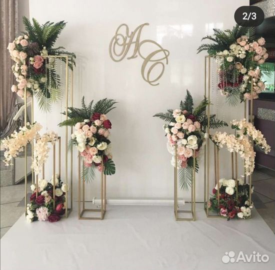 Свадебное оформление и фотозоны