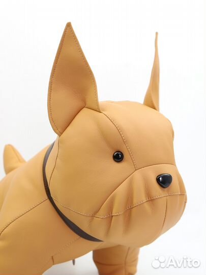 Новогодняя декоративная игрушка из экокожи