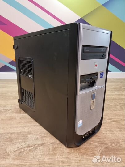 Системный блок (Core 2 duo, 4gb ddr2, GF610 1gb)
