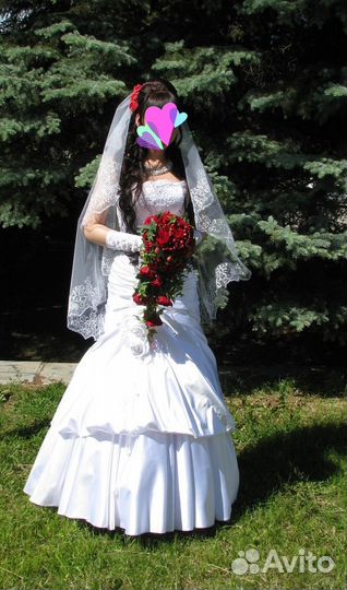 Платье в стиле русалки