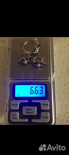 Комплект из белого золота