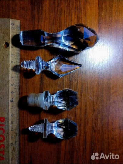 Пробки хрустальные, до 1917г