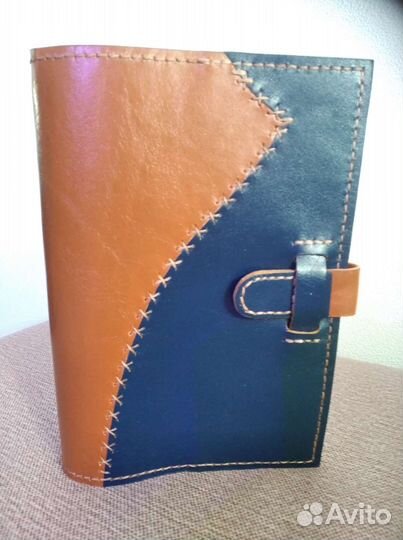 Обложка для ежедневника из натуральной кожи