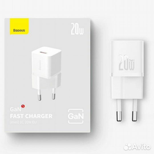 Быстрая зарядка. Блок питания Baseus pro 20w