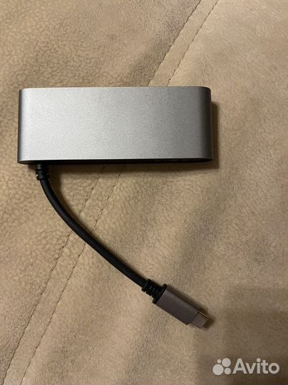 Переходник Moshi USB-C Multimedia Adapter серый