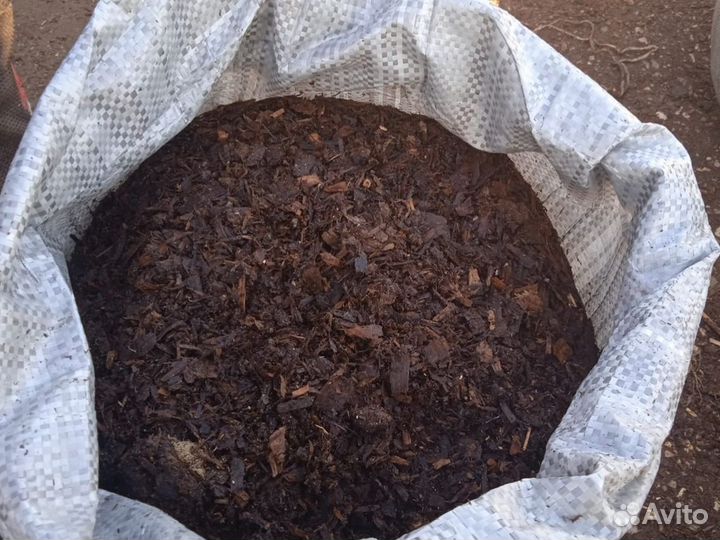 Конский перегной в мешках