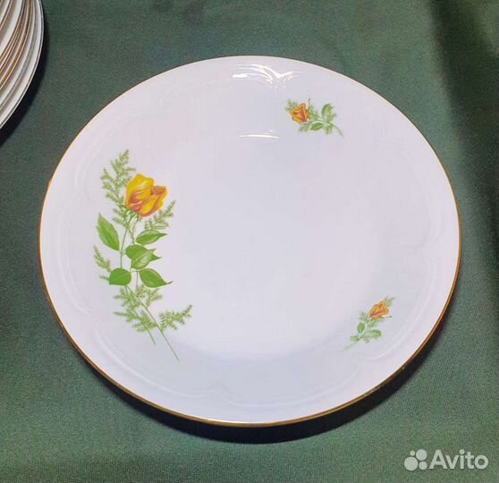 Тарелки фарфоровые. Кахла гдр