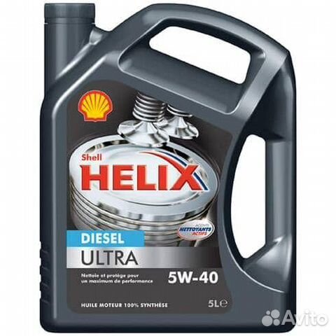 Масло shell helix diesel ultra L 5W40 синтетика 4