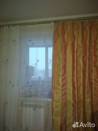 Шторы 2шт и широкий тюль