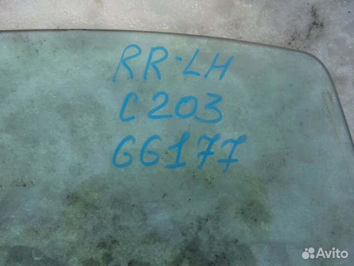 Стекло боковое заднее левое Mercedes-Benz C180