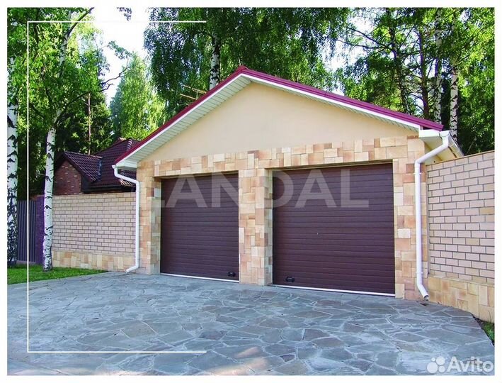 Секционные подъёмные гаражные ворота