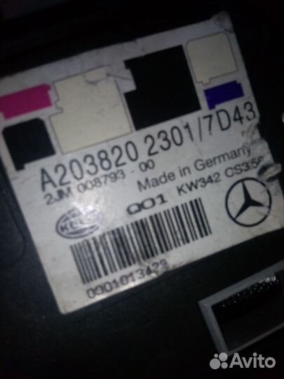 Плафон светильник Mercedes Benz W203 Мерседес