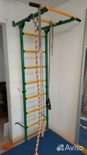 Шведская стенка romana+мат 2*1м