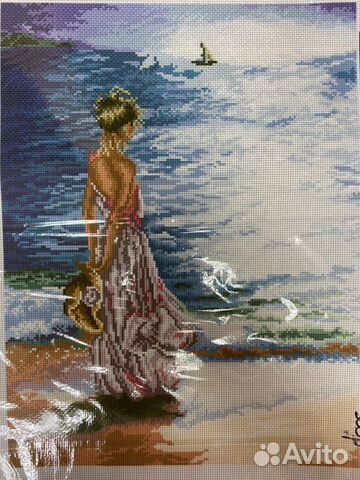 Вышивка, канва с рисунком