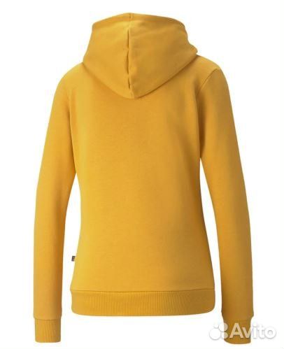 Толстовка puma ESS Logo Fl (S) yellow ж